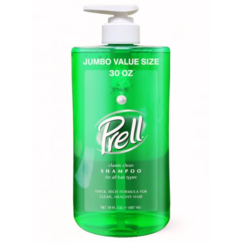 Prell Original Green Shampoo – Value Size - Classic Clean Deep Cleansing Shampoo for Men & Women | 30 oz