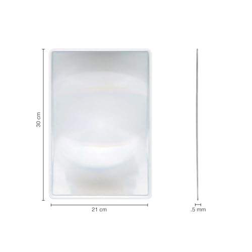 Image of oddpod A4 Big Size Fresnel Lens & Flexible Plastic 3X Magnifying Sheet - Pack of 1