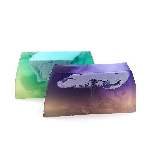 Pack 2 Jabón de afeitar artesano - Ablanda el pelo de la barba, hidrata y protege la piel. Evita irritaciones - Aromas Gentleman y Sport - Natural y vegano