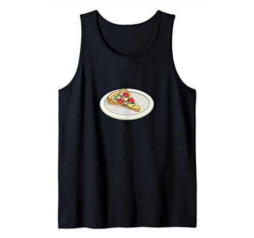 Tranche de pizza sur une assiette Débardeur