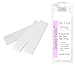 SHEBA NAILS Silk Self Adhesive Nail Wrap - White - 1 Yard Strip (Pack of 3)