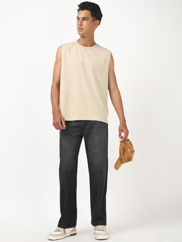 Image of Bewakoof Men's Baggy Fit Jeans