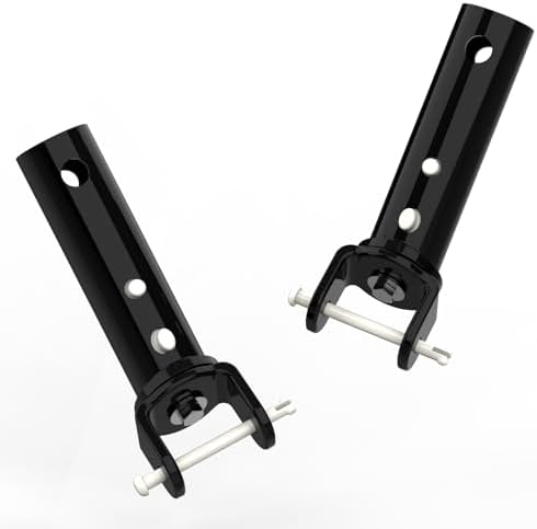 Poolvio Pool Vacuum Head Replacement Handles (2-Pack) – Heavy‑Duty Aluminum Swivel Handles with EZ Clips & Locking Pins – Fits Standard 1‑1/4″ Telescopic Pole & Pool Accessories image 5