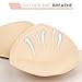 Fypxd 3 Pairs Bra Pads Inserts Push up, Breathable Breast Enhancers Inserts for Sport Bra, Sew in Bra Cups for Dresses (Beige, C/D)