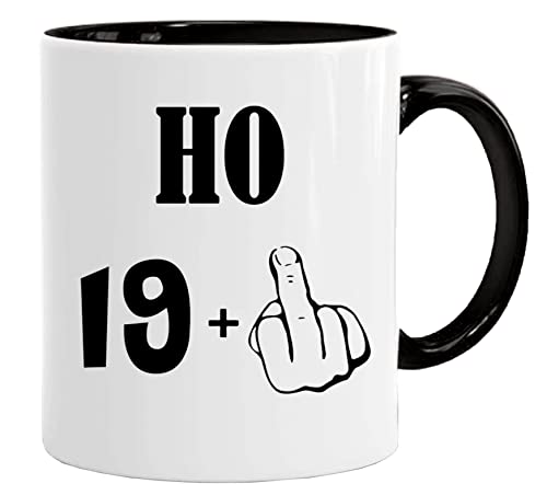20 años regalo Ho 19 + 1 - Taza/Mug Idea regalo original de cumpleaños / taza con frase y diseño divertido