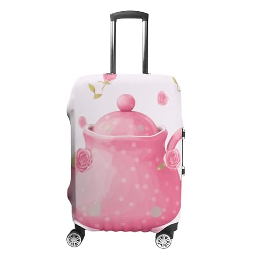 Teapot Printed Luggage Cover Protector, Fits 18-32 Inch Luggage