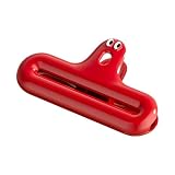 Divertidos clips para patatas fritas, bonitos agarres de sellado de alimentos, 4.69 x 2.76 x 1.22 pulgadas, clips de almacenamiento de cocina con resorte elástico, selladores herméticos de frescura