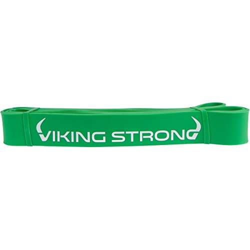 Viking Strong Pull Pull Up Assist Bands, Resistance Bands, Mobility Band, Powerlifting Bands, Jump Stretch Bands, Green 50 - 125lbs Single Band