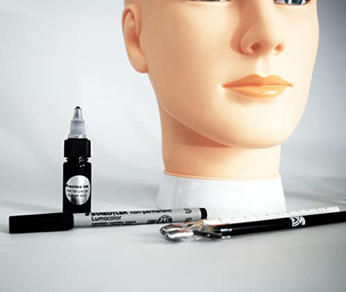 Practice Head for Scalp Micropigmentation by DermiMatch - Image 2