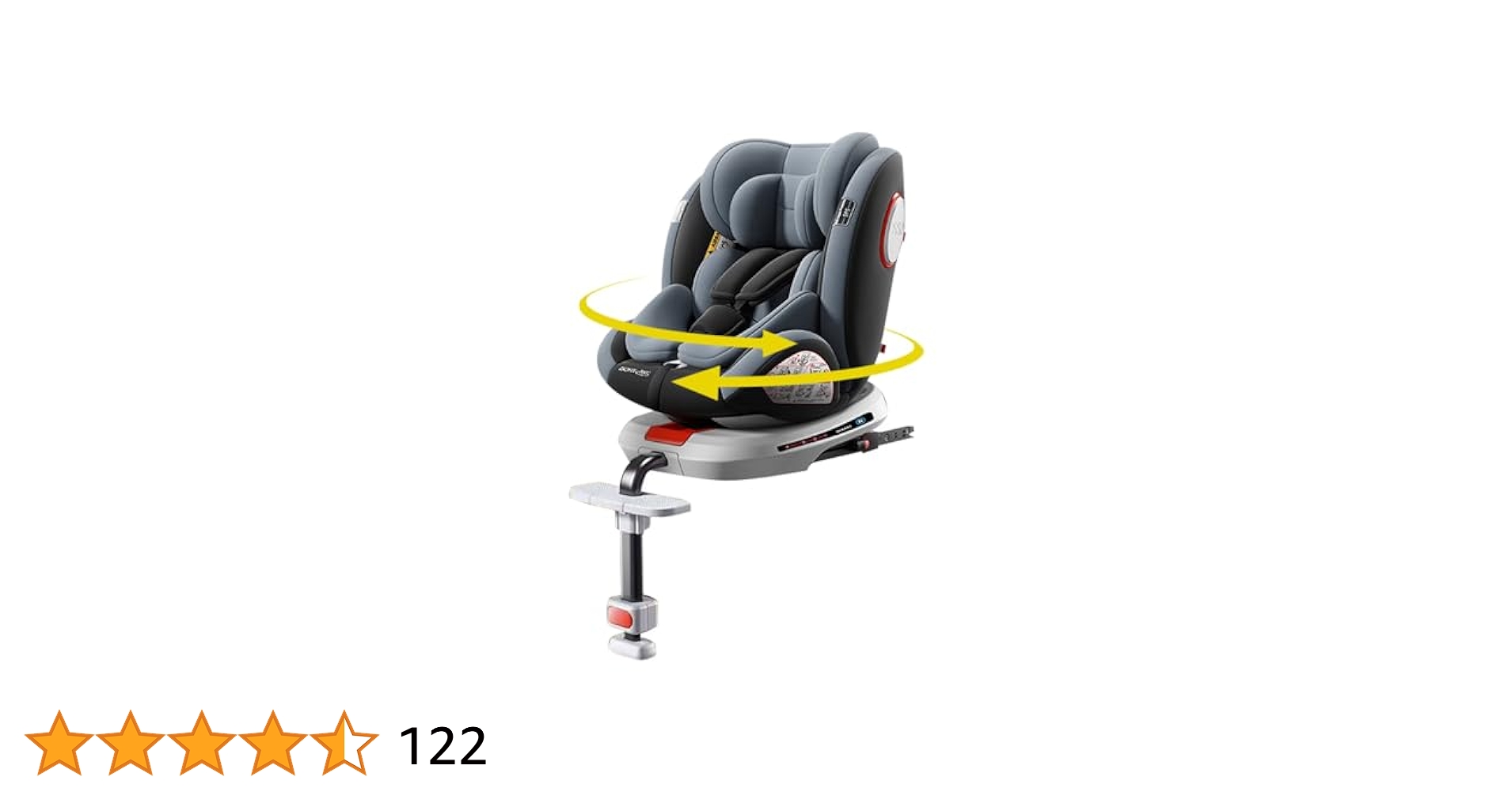 E090 HZDMJ チャイルドシート 360度 回転式 ISOFIX対応 Amazon | HZDMJ チャイルドシート 360度 回転式 ISOFIX対応 成長