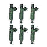 Fuel Injector Nozzle for Toyota for Land for Cruiser Car Fuel Injector 23250-66010 6PCS Car Fuel Injection...