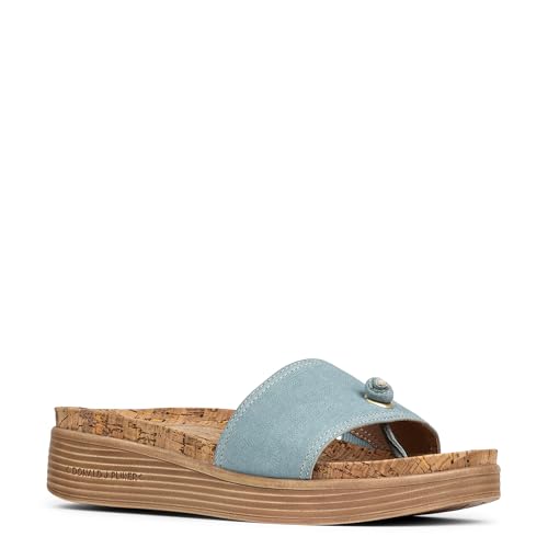 Image of Donald Pliner Women's Farrah Slide Sandals, Women's Summer Sandals, 1,25 inch Slip-On Sandals for Women