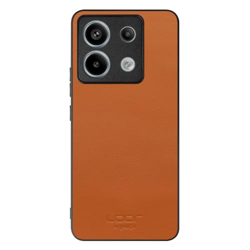 LOOF BASIC-SHELL �{�v ���U�[ �X�}�z�P�[�X for Xiaomi Redmi Note 13 Pro 5G �p �P�[�X �J�o�[ �w�ʃP�[�X �X�g���b�v�z�[�� �V�F�� ���^ Leather [�L������]