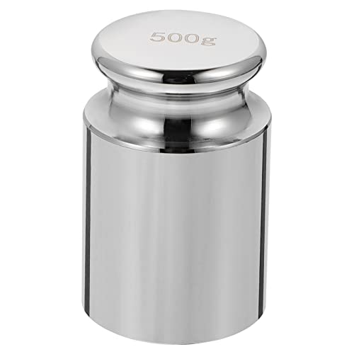 BUGUUYO 1pc Plated Calibration Weight for Digital Scale Precision Weighing Tool for Lab and Classroom Use Standard Calibration Weight