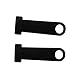 zalati Motorrad Open/Full Buckle Fastener Bar 2pcs Metal Quick Release Lock Pad for Helmet Hanger Easy to Install Use - Black