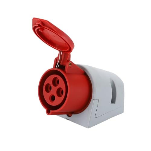 Prise LX-114N-16A rouge 4 trous pour connexion stable en saillie