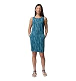 Columbia Robe d'été imprimée Chill River pour femme, bleu Everblue/scintillant, taille L