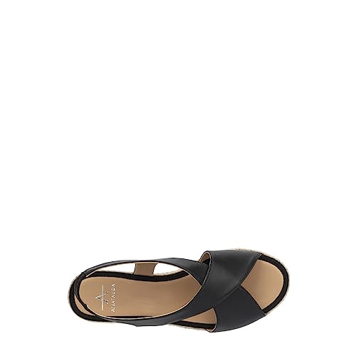 Image of Aquatalia Women's Adelina, Sandals, Heel, Casual, Elastic, Round Toe, Rubber Outsole
