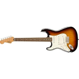 Squier Classic Vibe ’60s Stratocaster Gaucher – touche laurier – 3-tons Sunburst - Les Beatles, Paul McCartney, John Lennon, RIngo Starr, George Harrison