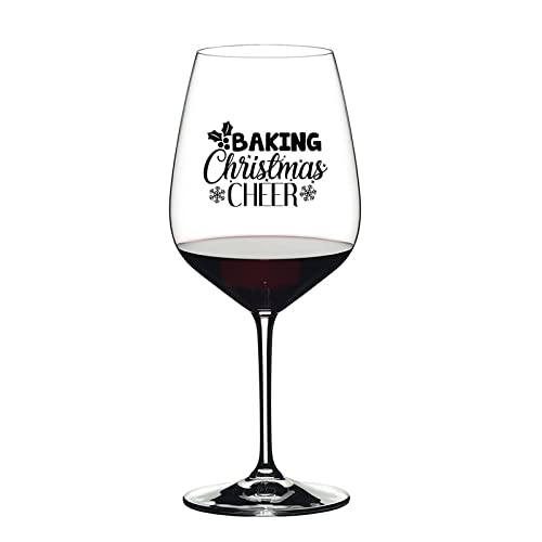 Duo de verres à vin de 325 ml Baking Christmas Cheer avec coffret