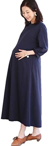 Amazon Co Jp Milk Tea 授乳服 マタニティ カレン ビューティ2wayワンピース ネイビー 通常丈 ジッパータイプの授乳口 着丈が選べる お宮参り 保護者会 パーカー 妊婦服 ロング マキシ 長袖 春 秋 綺麗め きれいめ フォーマル 服 ファッション小物