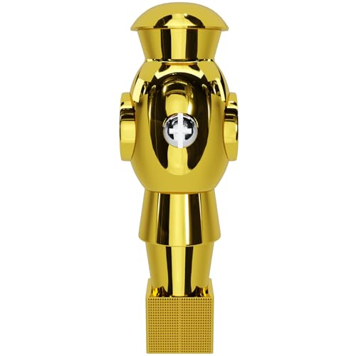 Automaten Hoffmann Kickerfigur Golden Goal | Ohne Gewichtsausgleich | 1 Stück | Schwarz | Hart-Kunststoff, geriffelte Ballangriffsfläche, 107 mm, 44,5 g, 70 mm Lochabstand Automaten Hoffmann Kickerfigur Golden Goal | Ohne Gewichtsausgleich | 1 Stück | Schwarz | Hart-Kunststoff, geriffelte Ballangriffsfläche, 107 mm, 44,5 g, 70 mm Lochabstand