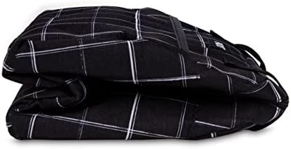 Lunch Bag Freezable Hampton Black Grid