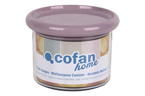 Cofan Bote Multiusos Modelo Albahaca | Fabricado En Poliestireno Y Polipropileno | Tarros De Almacenamiento De Cocina
