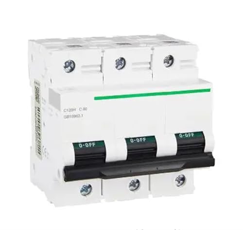 Disjoncteur miniature A9N19810 C120H résout les surcharges de réseau 80A 3P