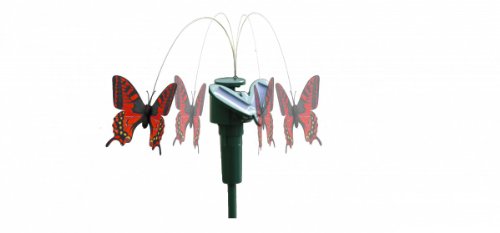 Preisvergleich Produktbild Tanzender Solar Schmetterling der Hingucker auf Ihrer Terrasse / Blumenbeet