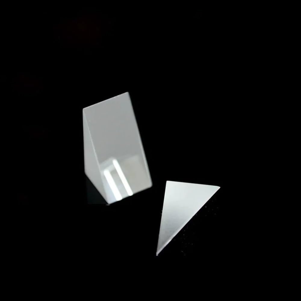 ZTBH Microscope Accessories Kit Right-Angle Reflection Prism 12.7 * 22 * 12.7mm 30° Aluminized Second Element Angle Instrument Testing Prisma Microscope Slides, 12.7x22x12.7mm