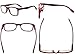 4 Pack Classic Reading Glasses Spring Hinges Comfort Readers for Men and Women(4 mix color,+2.75)
