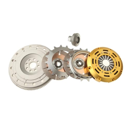��C�p �N���b�`�� BMW M3 E46 S54 6 �X�s�[�h 01-06 7.25�C���` (185mm) ���[�V���O/�X�g���[�g�N���b�`�V���O��/�c�C��/�g���v���f�B�X�N�L�b�g�ɓK�� �N���b�`�L�b�g(Racing Twin Disc)