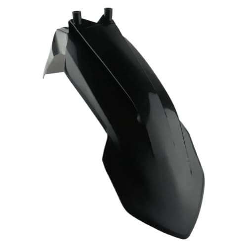 Garde-boue avant de moto noir avec extension de protection de roue pour carénage universel