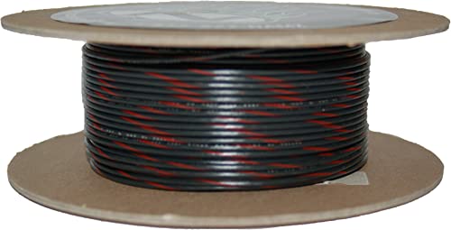 NAMZ Custom Cycle Black/Red 18-Gauge Wire NWR-02-100