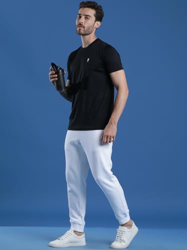 Image of EPPE Men's Round Collar T-Shirt | Regular & Dry Fit Summer Stylish Casual Tee | Polyester Half Sleeve T-Shirts for Men.