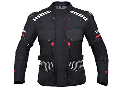 BIKING BROTHERHOOD Adventure Riding Jacket Black