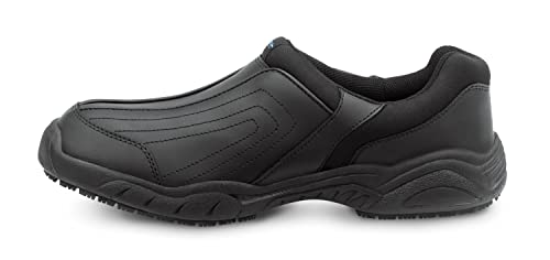 SR Max Charlotte, Men's, Black, Athletic Slip On Style Slip Resistant Soft Toe Work Shoe4