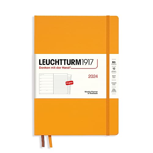 Agenda semainier 2024 LEUCHTTURM1917 motif Rising Sun format B5