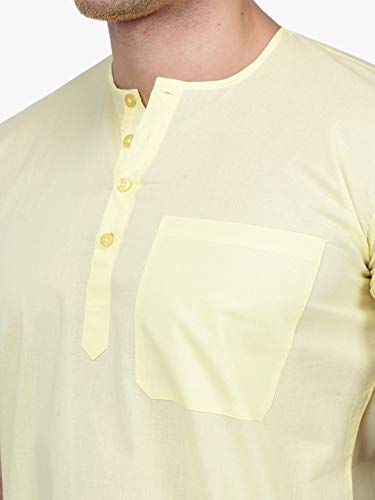 Image of Rajubhai Hargovindas Mens Casual Cotton Straight Kurta