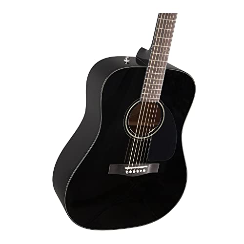 Fender Acoustic Guitar, with 2-Year Warranty, CD-60 Dreadnought V3 Classic Design with Rounded Walnut Fingerboard and Alloy Steel Strings, Glossed Black Finish, Spruce Top, Includes Hard-Shell Case by Fender - Image 3