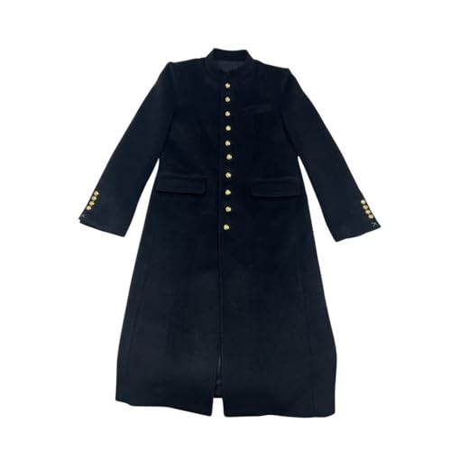 Manteau épais et chaud avec bouton à boutonnage militaire