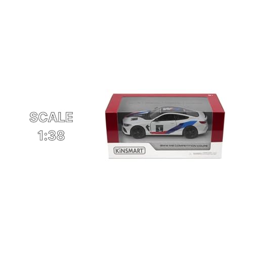 Easy Toys BMW M8 Racing Model Car, 1:36 Scale, Red, Adult Collectible, Car Enthusiasts, M8 Red, 1:38 - Image 3