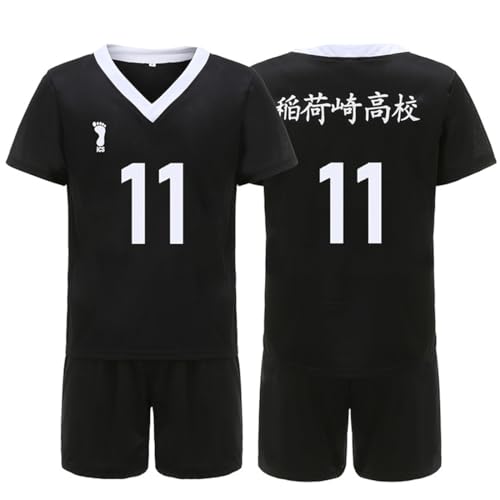 Tokisaki High School Volleyball Uniform Cosplay Costume Sportswear Jersey Shirt Shorts Halloween for Women Men