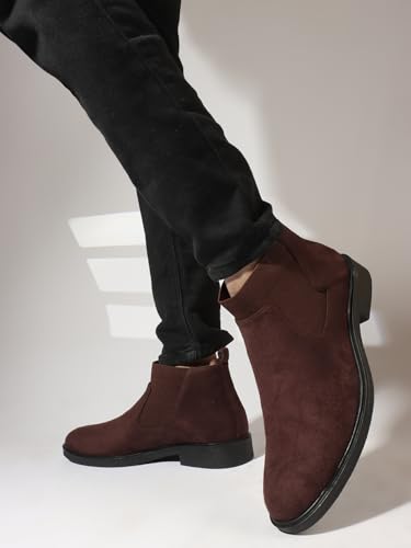Image of Carlton London Men's Chelsea Comfortable Slip-On Round Toe Boot