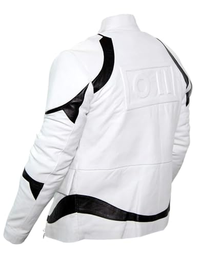 Flesh & Hide F&H Girl's Troopers White Faux Leather Jacket3