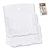 Produktbild Relaxdays Prospekthalter A4 / DIN Lang, 2 Etagen, Acryl, Flyer Aufsteller Tisch & Wand, HBT: 27,5x24x15cm, transparent, 1 Stück, 10027297
