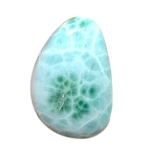 Cabochon larimar naturel 30x19x7mm pour création de bijoux de lithothérapie