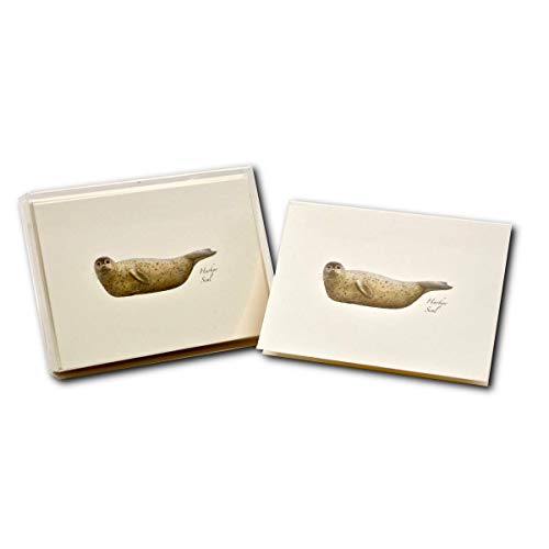 Image of Earth Sky + Water - Harbor Seal Notecard Set - 8 Blank Cards with Envelopes