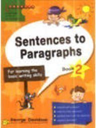 Paperback Sentences to Paragraphs: Book 2 Book